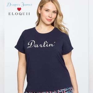 Draper James for ELOQUII Darlin' Tee 18/20
